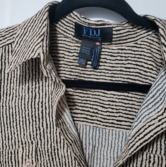 FDJ French Dressing Jean's blousy top size 6 - Picture 2 of 4